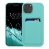 Etui Kwmobile do Apple iPhone 15, jasnozielone, silikonowe, KWM000020EM009C