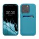 Etui Kwmobile do Apple iPhone 15 Pro, jasnoniebieskie, silikonowe, KWM000020EO007C