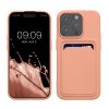Etui Kwmobile do Apple iPhone 15 Pro, jasnoróżowe, silikonowe, KWM000020EO008C