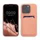 Etui Kwmobile do Apple iPhone 15 Pro, jasnoróżowe, silikonowe, KWM000020EO008C