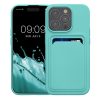 Etui Kwmobile do Apple iPhone 15 Pro, jasnozielone, silikonowe, KWM000020EO009C