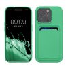 Etui Kwmobile do Apple iPhone 15 Pro, zielone, silikonowe, KWM000020EO010C