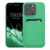 Etui Kwmobile do Apple iPhone 15 Pro, zielone, silikonowe, KWM000020EO010C
