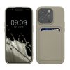 Etui Kwmobile do Apple iPhone 15 Pro, szare, silikonowe, KWM000020EO011C