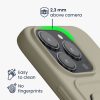 Etui Kwmobile do Apple iPhone 15 Pro, szare, silikonowe, KWM000020EO011C