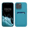 Etui Kwmobile do Apple iPhone 15 Pro Max, jasnoniebieskie, silikonowe, KWM000020EP007C