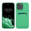 Etui Kwmobile do Apple iPhone 15 Pro Max, zielone, silikonowe, KWM000020EP010C