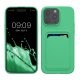 Etui Kwmobile do Apple iPhone 15 Pro Max, zielone, silikonowe, KWM000020EP010C