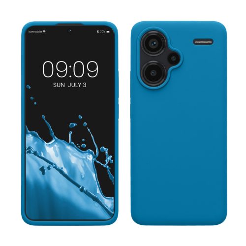 Etui Kwmobile do Xiaomi Redmi Note 13 Pro Plus 5G, niebieskie, silikonowe, KWM000020KH013C