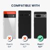 Etui Kwmobile z odpinanym paskiem na Google Pixel 7, przezroczyste/czarne, silikonowe, KWM000020PC001C