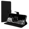 Etui Kwmobile do Samsung Galaxy A55 5G, czarne, eko-skóra/silikon, KWM000021TS001C
