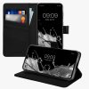 Etui Kwmobile do Samsung Galaxy A55 5G, czarne, eko-skóra/silikon, KWM000021TS001C
