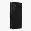 Etui Kwmobile do Samsung Galaxy A55 5G, czarne, eko-skóra/silikon, KWM000021TS001C