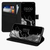 Etui Kwmobile do Samsung Galaxy A35, czarne, eko-skóra/silikon, KWM000021TT001C