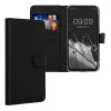 Etui Kwmobile do Samsung Galaxy A25, czarne, eko-skóra/silikon, KWM000021TU001C