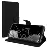 Etui Kwmobile do Samsung Galaxy A25, czarne, eko-skóra/silikon, KWM000021TU001C
