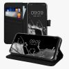 Etui Kwmobile do Samsung Galaxy A25, czarne, eko-skóra/silikon, KWM000021TU001C