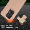 Etui Kwmobile ze smyczą do Motorola Edge 40 Neo, kremowe, silikonowe, KWM000022NX004C