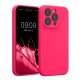 Etui Kwmobile do Apple iPhone 15 Pro, różowe, silikonowe, KWM000022OM006C
