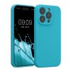 Etui Kwmobile do Apple iPhone 15 Pro, jasnoniebieskie, silikonowe, KWM000022OM009C