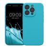 Etui Kwmobile do Apple iPhone 15 Pro, jasnoniebieskie, silikonowe, KWM000022OM009C