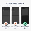 Etui Kwmobile do Samsung Galaxy Z Flip5, czarne, silikonowe, KWM000021UD001C