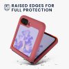 Etui Kwmobile do Samsung Galaxy Z Flip5, ciemnoróżowe, silikonowe, KWM000021UD003C