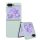 Etui Kwmobile do Samsung Galaxy Z Flip5, jasnozielone, silikonowe, KWM000021UD005C