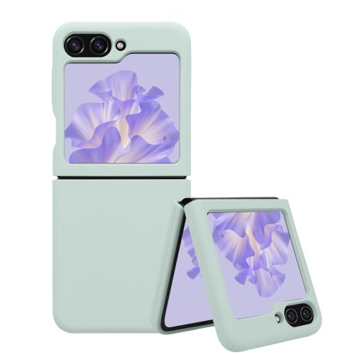 Etui Kwmobile do Samsung Galaxy Z Flip5, jasnozielone, silikonowe, KWM000021UD005C