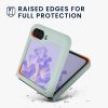 Etui Kwmobile do Samsung Galaxy Z Flip5, jasnozielone, silikonowe, KWM000021UD005C