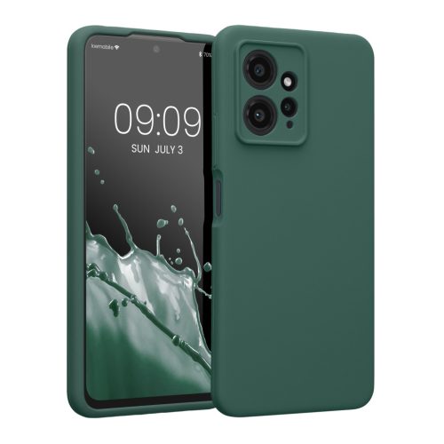 Etui Kwmobile do Xiaomi Redmi Note 12, zielone, silikonowe, KWM000018UL018C
