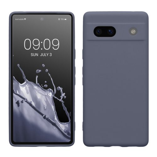Etui Kwmobile do Google Pixel 7a, szare, silikonowe, KWM000019YF037C