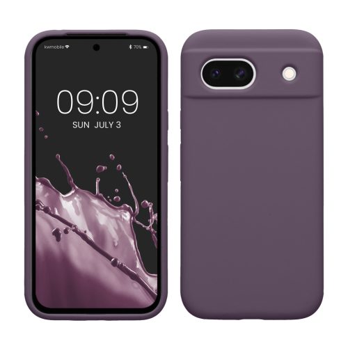 Etui Kwmobile do Google Pixel 8a, fioletowe, silikonowe, KWM000020KQ021C