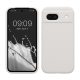 Etui Kwmobile do Google Pixel 8a, białe, silikonowe, KWM000020KQ022C