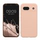 Etui Kwmobile do Google Pixel 8a, kremowe, silikonowe, KWM000020KU020C