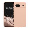 Etui Kwmobile do Google Pixel 8a, kremowe, silikonowe, KWM000020KU020C