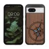 Etui Kwmobile do Google Pixel 8a, brązowe, drewno/silikon, KWM000020KV004C