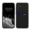 Etui Kwmobile do Samsung Galaxy A55 5G, czarne, silikonowe, KWM000021TH001C