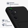 Etui Kwmobile do Samsung Galaxy A55 5G, czarne, silikonowe, KWM000021TH001C