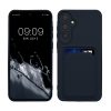 Etui Kwmobile do Samsung Galaxy A55 5G, ciemnoniebieskie, silikonowe, KWM000021TH002C