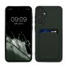 Etui Kwmobile do Samsung Galaxy A55 5G, ciemnozielone, silikonowe, KWM000021TH003C