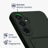 Etui Kwmobile do Samsung Galaxy A55 5G, ciemnozielone, silikonowe, KWM000021TH003C