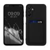 Etui Kwmobile do Samsung Galaxy A15 5G, czarne, silikonowe, KWM000021TI001C
