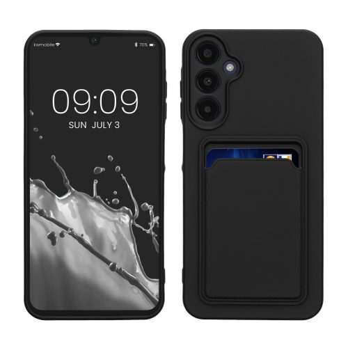Etui Kwmobile do Samsung Galaxy A25, czarne, silikonowe, KWM000021TJ001C