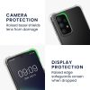 Etui Kwmobile z odpinanym paskiem na Samsung Galaxy A53 5G, przezroczyste/czarne, silikonowe, KWM000021UE001C