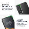Etui Kwmobile z odpinanym paskiem na Samsung Galaxy S22, przezroczyste/czarne, silikonowe, KWM000021UH001C