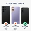 Etui Kwmobile z odpinanym paskiem na Samsung Galaxy S22, przezroczyste/czarne, silikonowe, KWM000021UH001C
