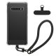 Etui Kwmobile z odpinanym paskiem na Samsung Galaxy S10, przezroczyste/czarne, silikonowe, KWM000021UJ001C