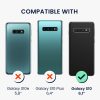 Etui Kwmobile z odpinanym paskiem na Samsung Galaxy S10, przezroczyste/czarne, silikonowe, KWM000021UJ001C
