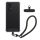 Etui Kwmobile z odpinanym paskiem na Samsung Galaxy A33 5G, przezroczyste/czarne, silikonowe, KWM000021UL001C